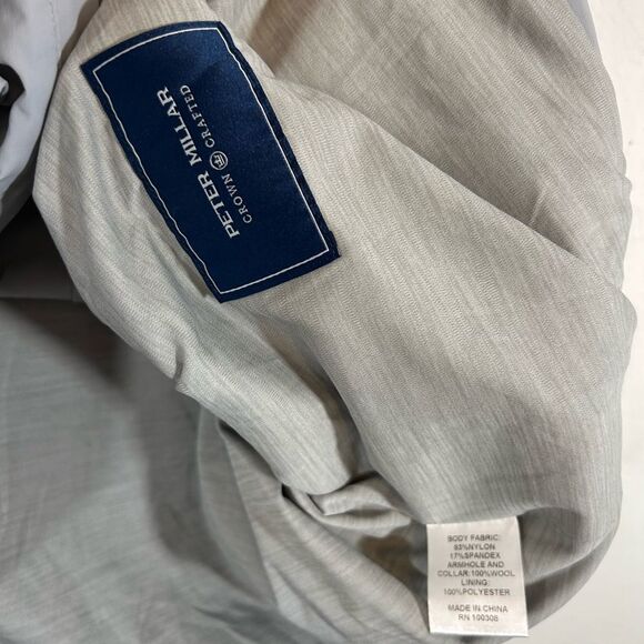 Peter Millar crown crafted mens vest XXL Grey flannel lined soft shell golf zip - Picture 4 of 14